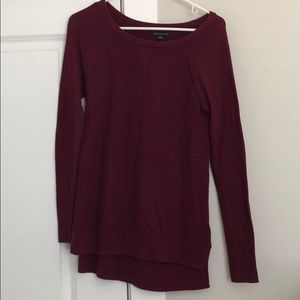 American eagle high-low sweater